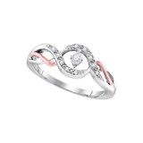 Sterling Diamond Solitaire Wedding Engagement