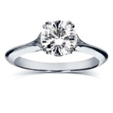 Vintage Moissanite Diamond Engagement Carat